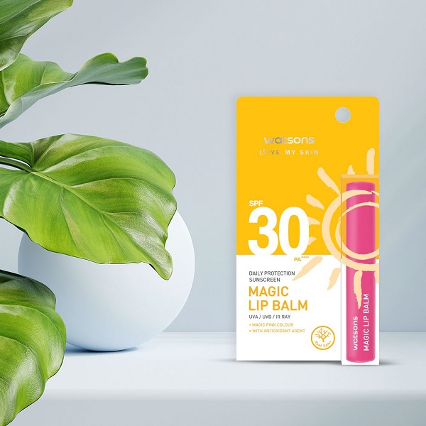 بالم لب واتسونز مدل Magic Lip بالم لب جادویی watsons spf30