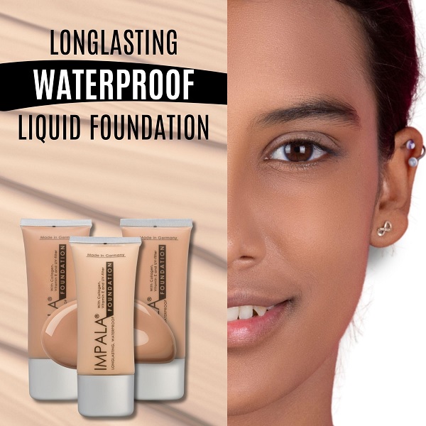 کرم پودر ضد آب و بادوام ایمپالا کرم پودر Impala مدل Long Lasting Waterproof