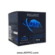 کرم ضد چروک با خواص سفت کنندگی قوی اکسکلوسیو حاوی بزاق تصفیه شده حلزون