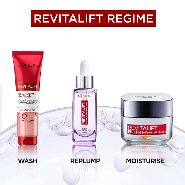 ژل شستشوی ضد لک Loreal مدل REVITALIFT