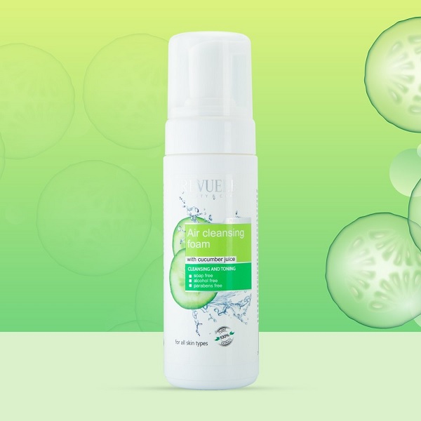 فوم شستشوی آبرسان Revuele مدل Cucumber 