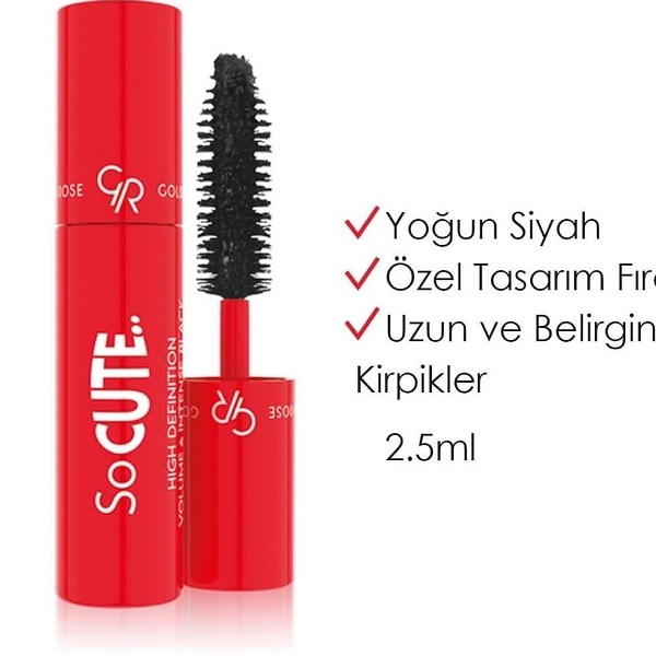 ریمل مینی GOLDEN ROSE مدل So CUTE