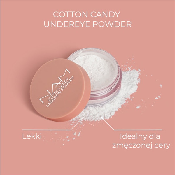 پودر فیکس زیر چشم NAM مدل COTTON CANDY