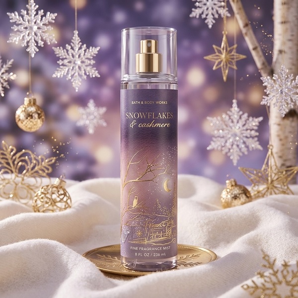 بادی میست زنانه Bath And Body Works مدل SNOWFLAKES & cashmere