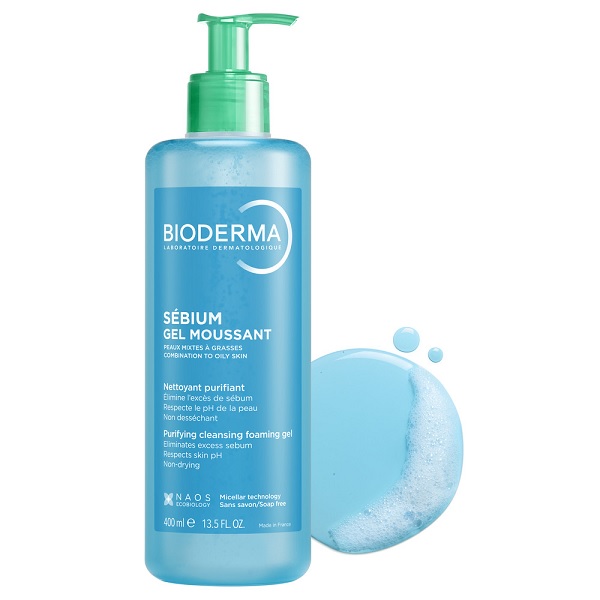 ژل شستشو پوست چرب و مختلط BIODERMA مدل SEBIUM