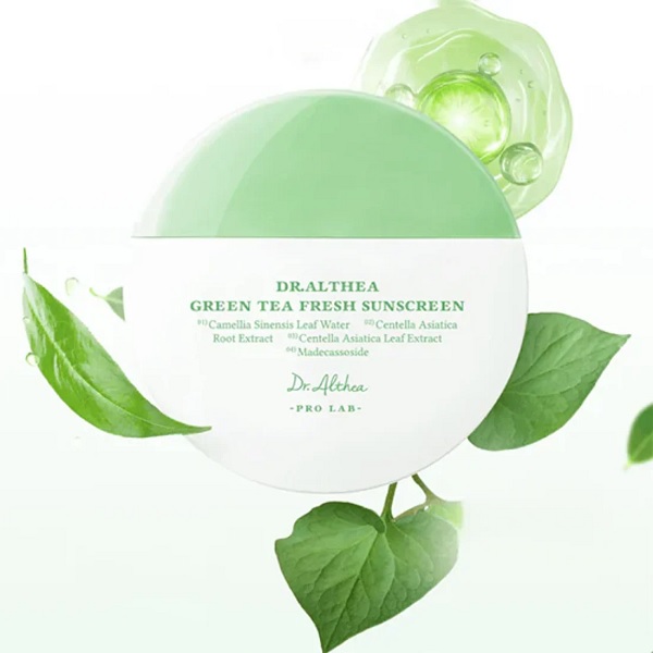 ضد آفتاب پوست چرب DR.ALTHEA مدل GREEN TEA