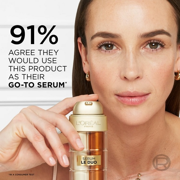 سرم دوگانه ضد چروک L’Oréal مدل AGE PERFECT