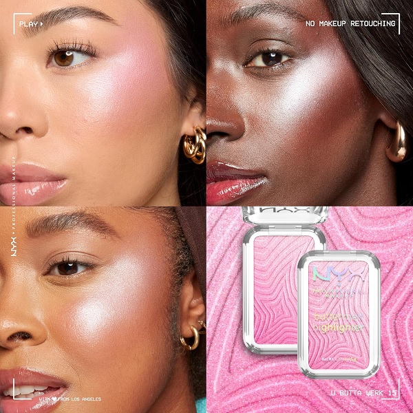 هایلایتر پودری NYX مدل buttermelt