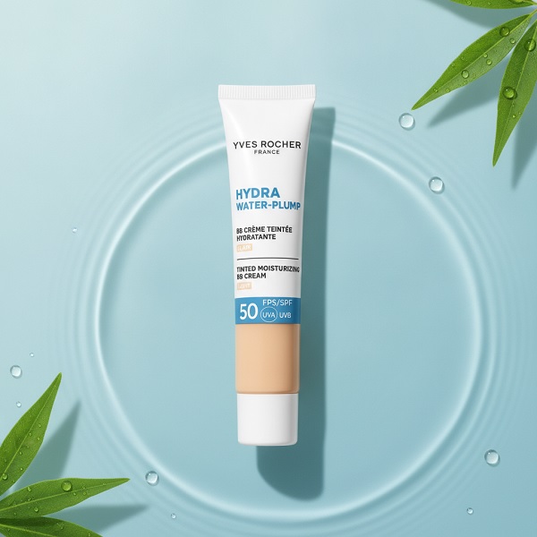 بی‌بی کرم رنگی مرطوب‌کننده YVES ROCHER مدل Hydra Water Plump