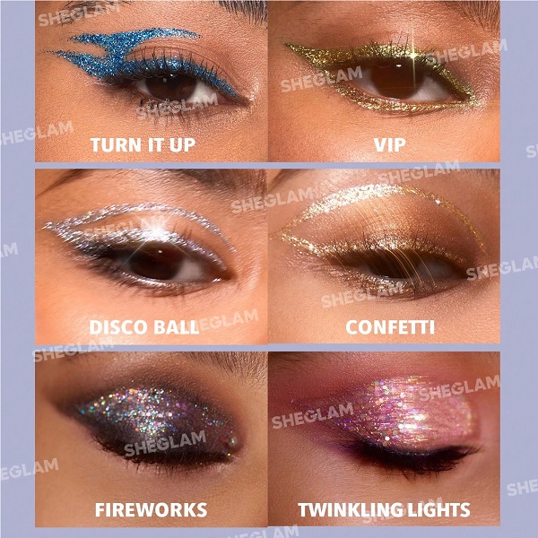 گلیتر مایع شیگلم رنگ دیسکو بال گلیتر مایع شیگلم مدل INSTA PARTY رنگ DISCO BALL