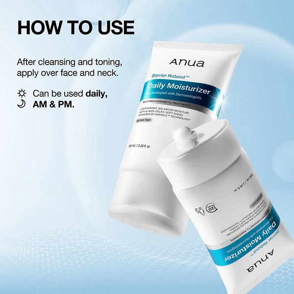 کرم مرطوب کننده روزانه و تقویت کننده سد دفاعی Anua مدل Daily Moisturizer